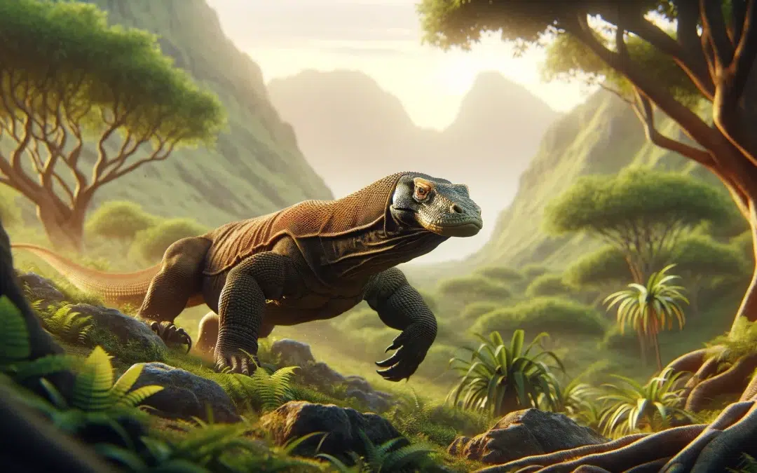 Le dragon de Komodo : Découvrez les secrets de sa vitesse impressionnante